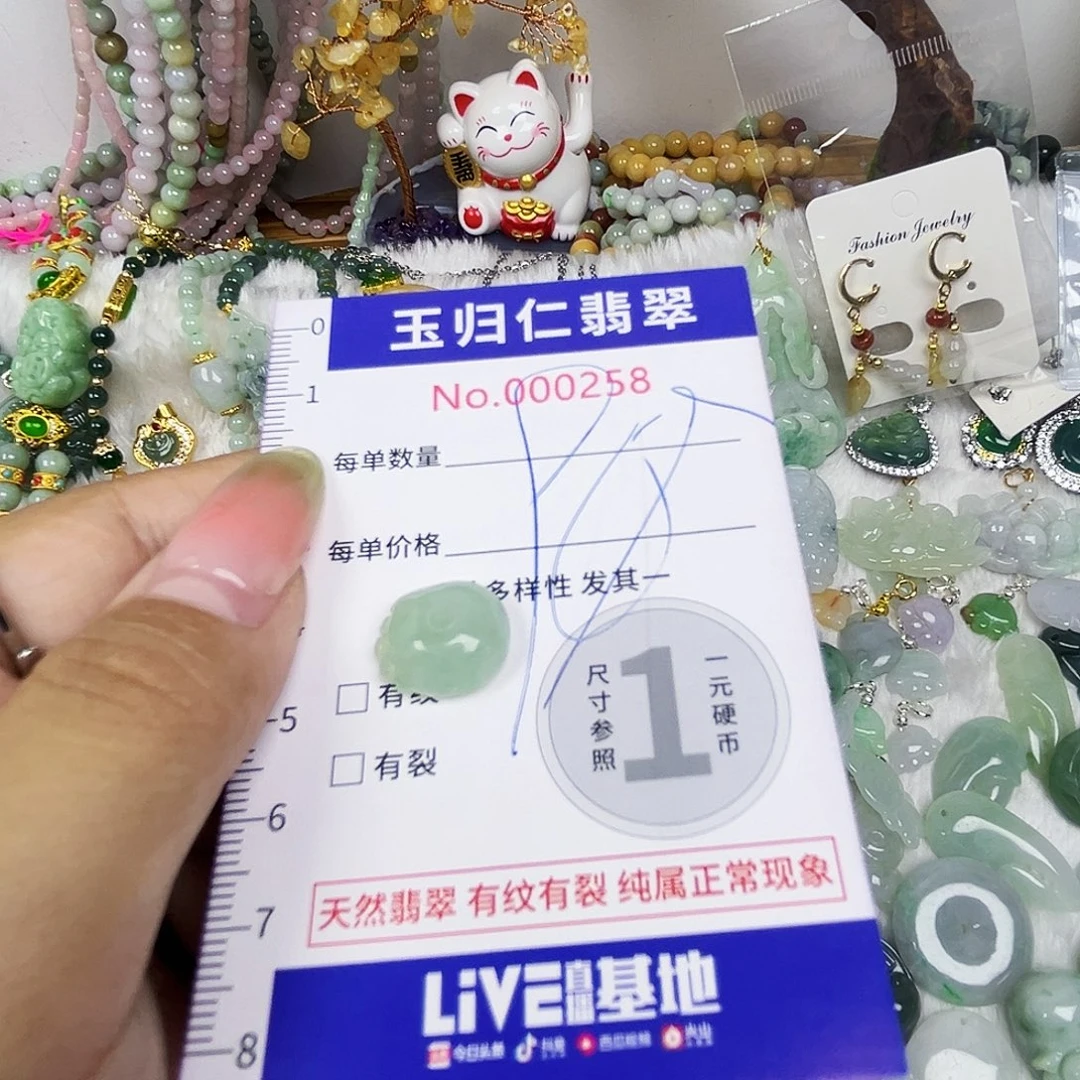 翡翠未镶嵌吊坠(不含链)111