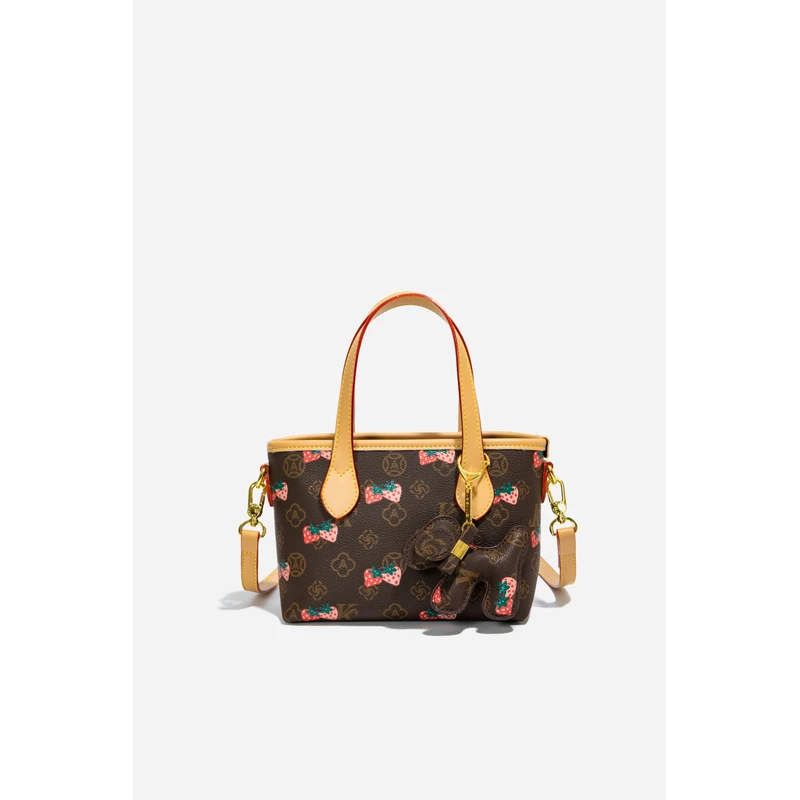 草莓菜篮子包【5963草莓咖】