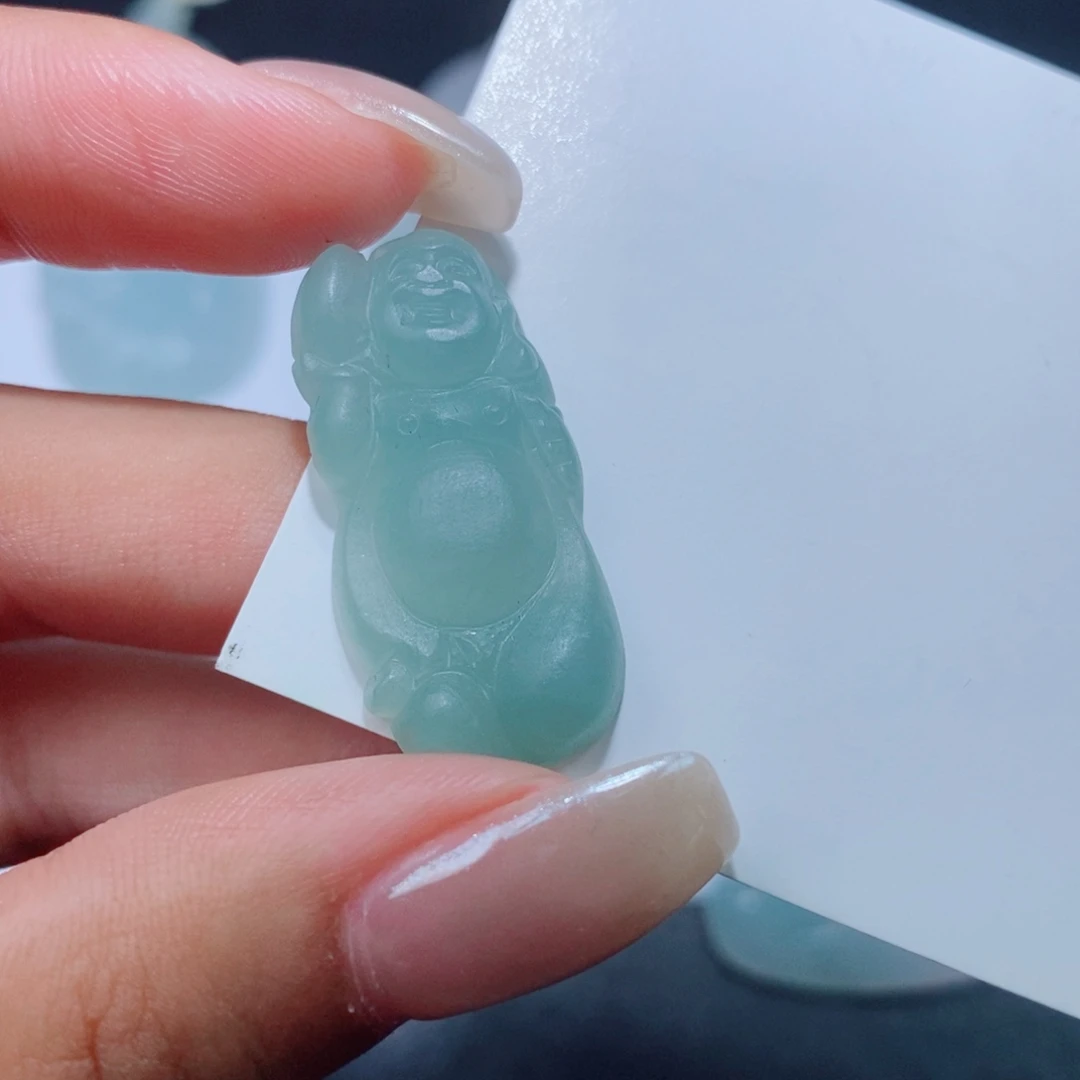 定制翡翠未镶嵌定制毛货翡翠挂件