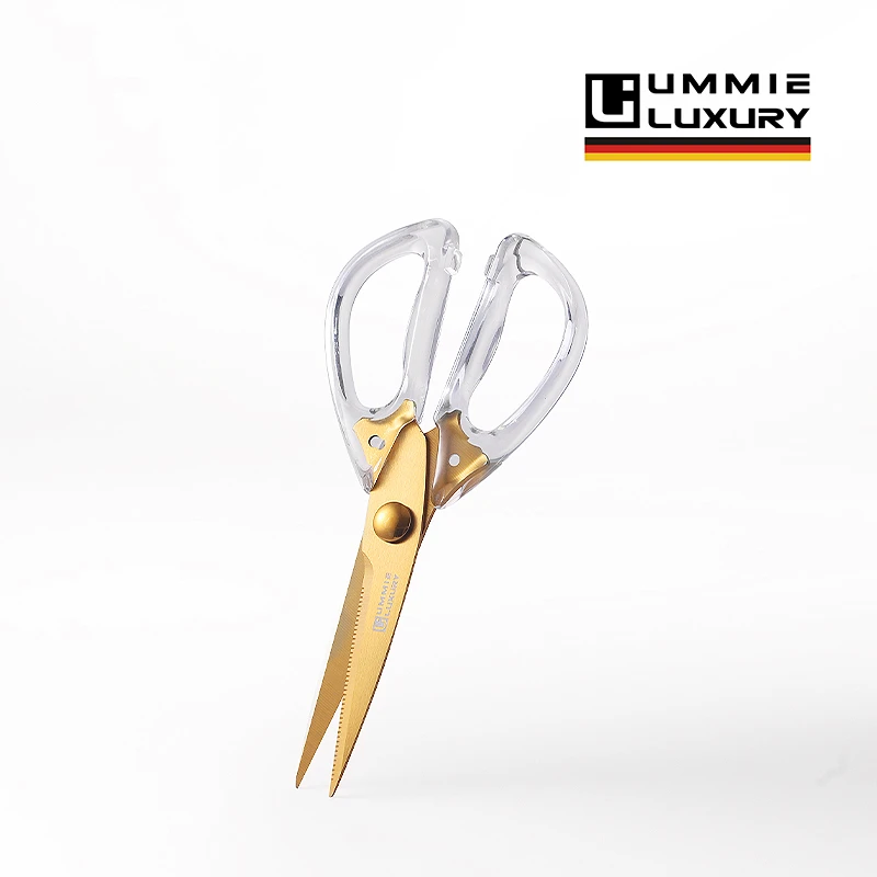 UMMIE/德系精工  亚克力剪刀 （镀钛）