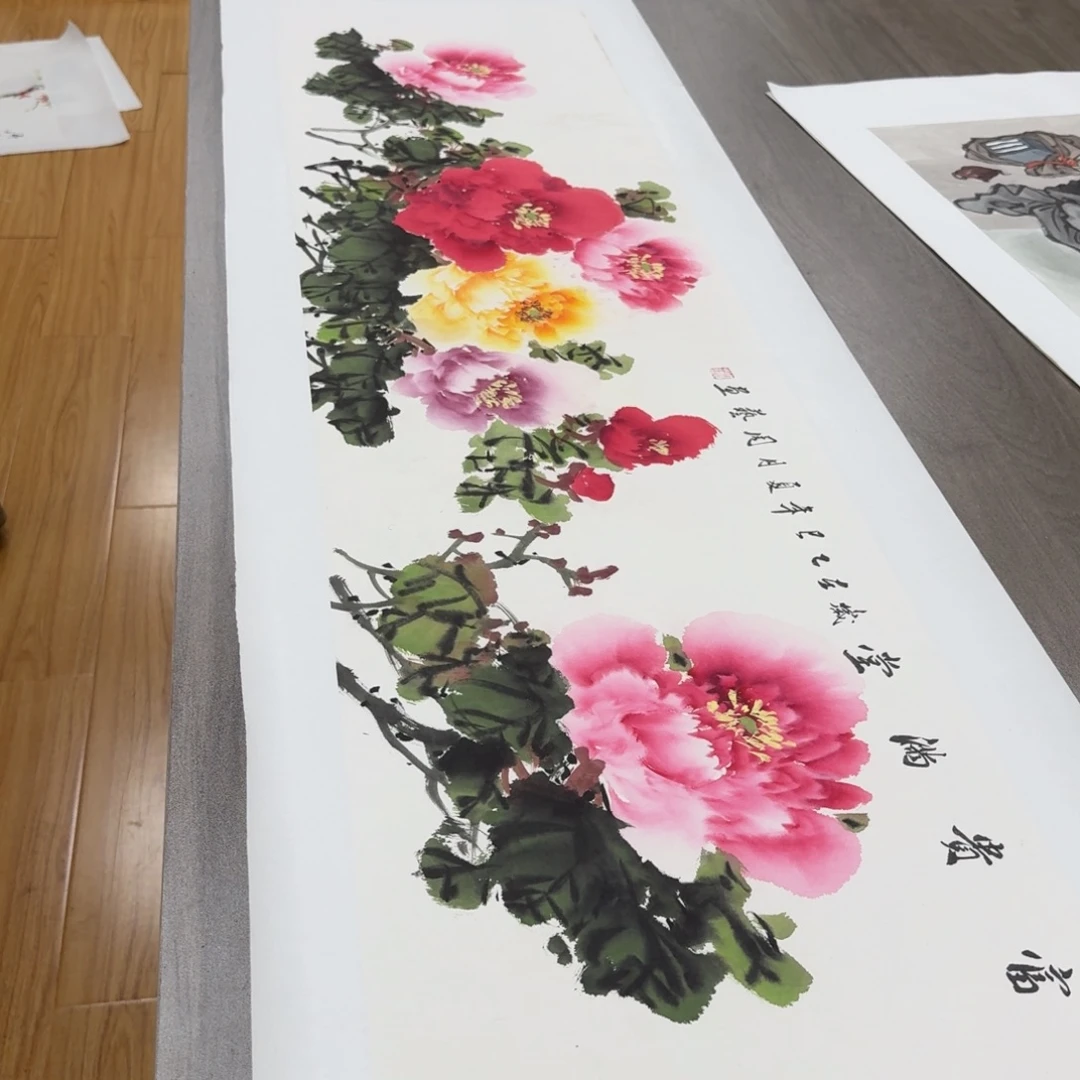 国画国画山水花鸟山水