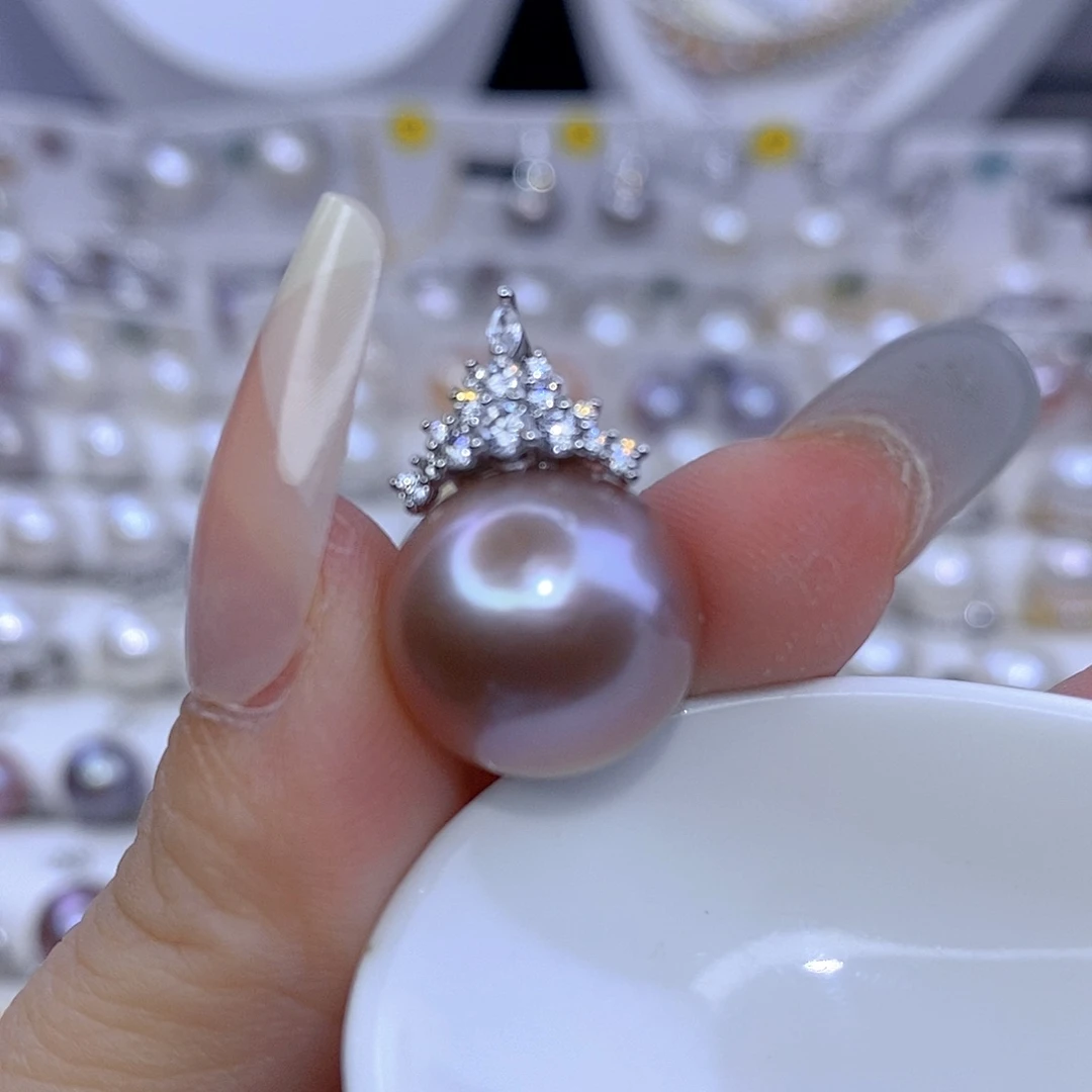 淡水珍珠颈饰合金15