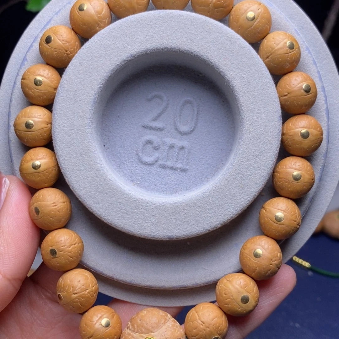 吊坠凤眼菩提11.5手串铜