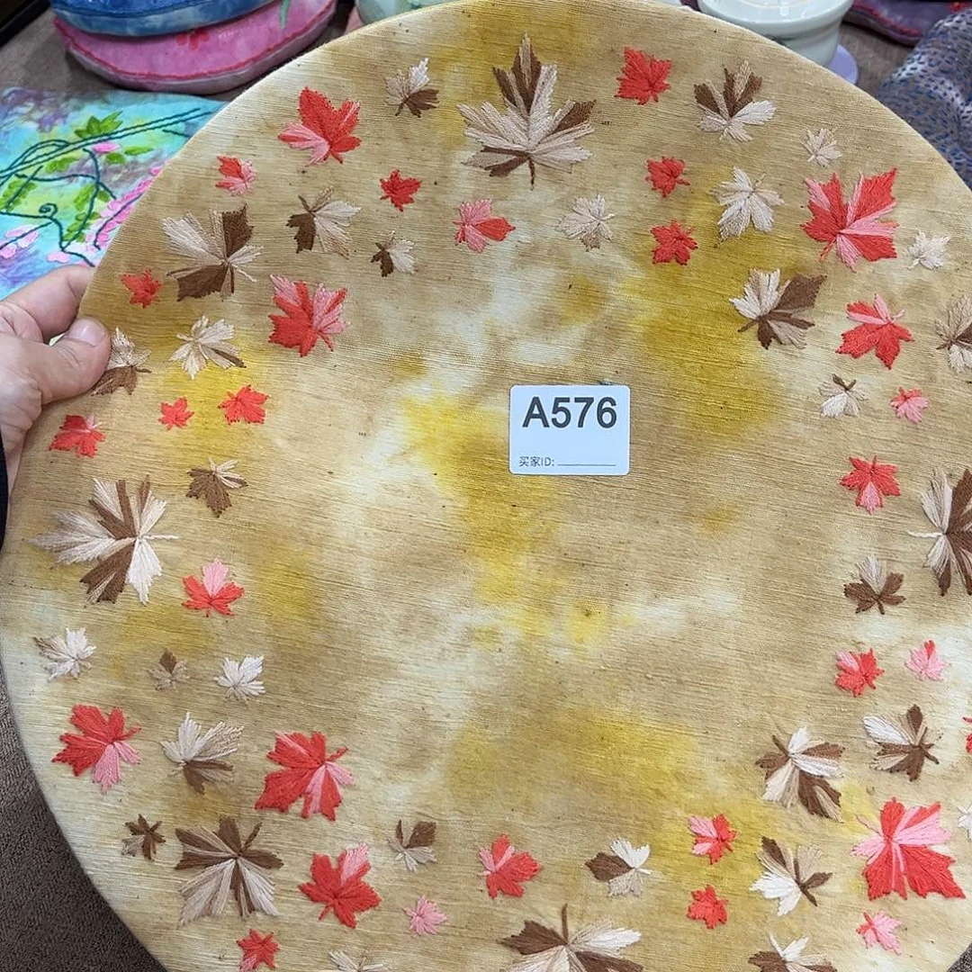 规格36刺子绣茶席