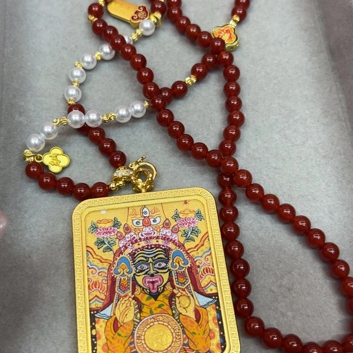 吊坠唐卡之家 扎基本尊