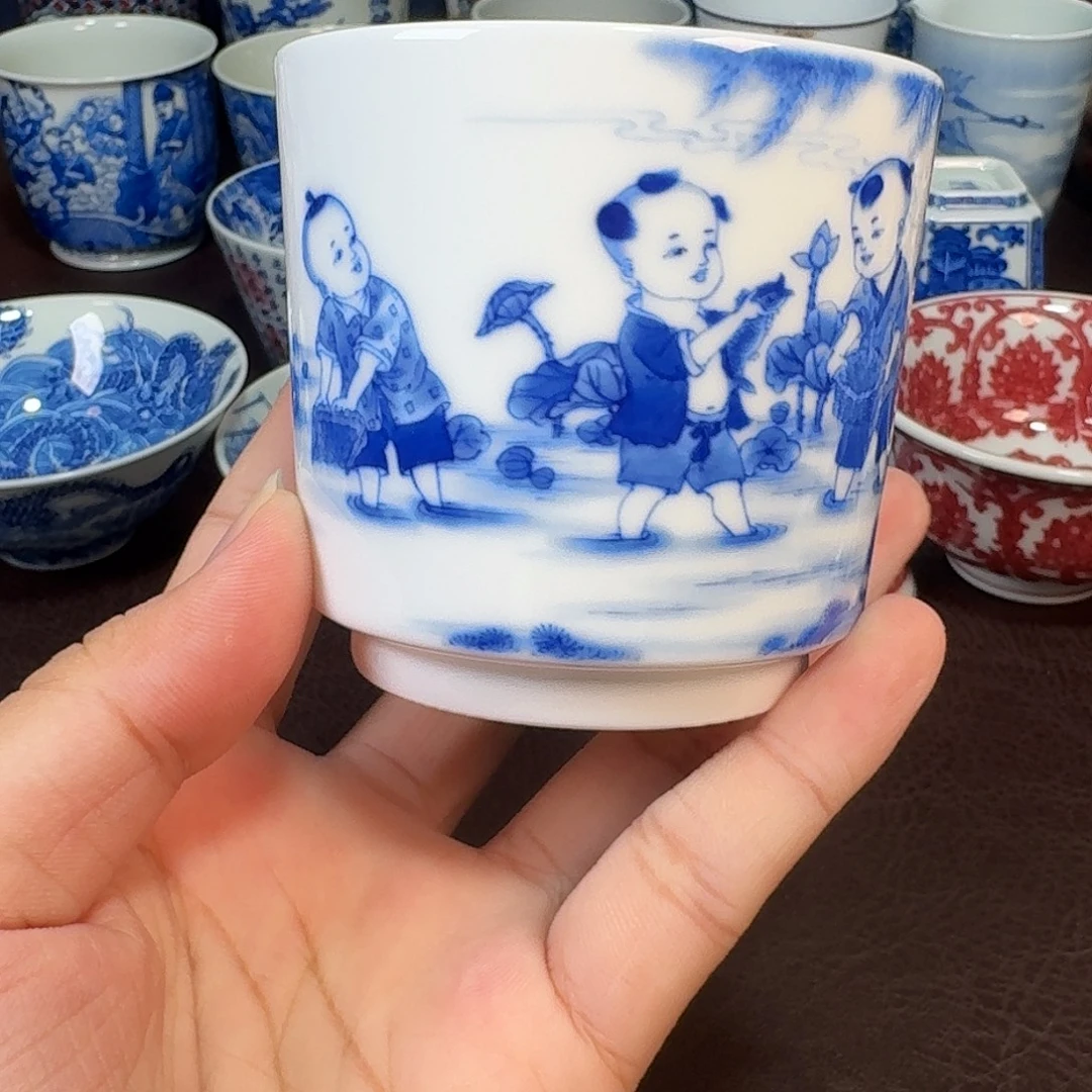 沐***风现代景德镇陶瓷杯