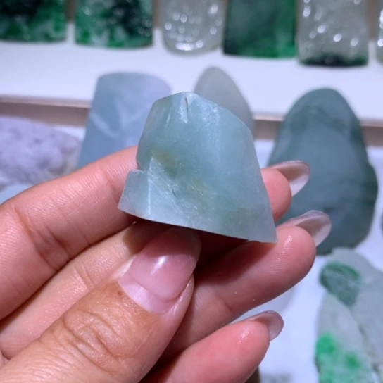 翡翠散珠翡翠边角料
