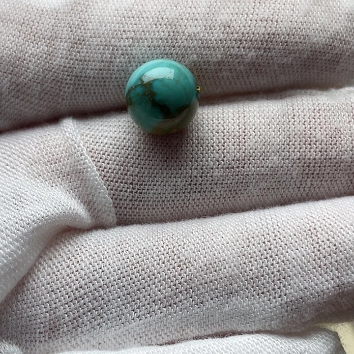 未镶嵌绿松石圆珠卡10.1