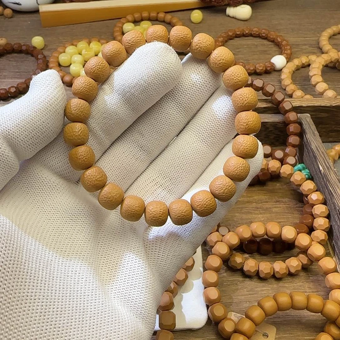 猴头核桃手串荔枝纹