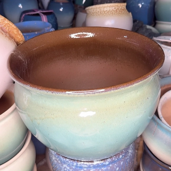 紫砂花盆微瑕花盆处理来啦