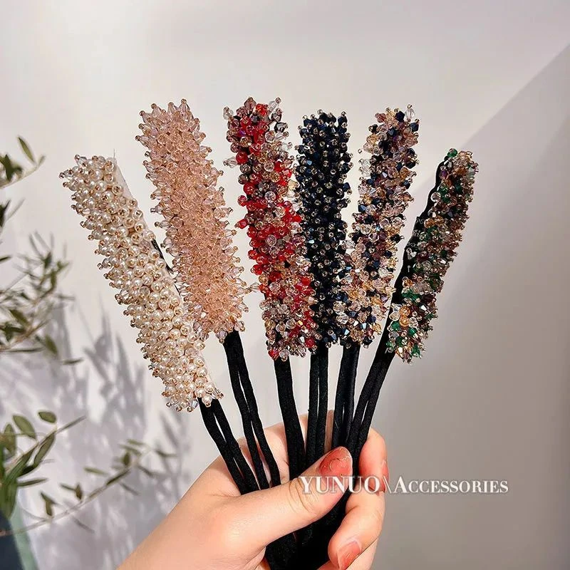 盘发棒神器水晶造型女头发水晶蓬松发饰发量少卷发发夹头绳