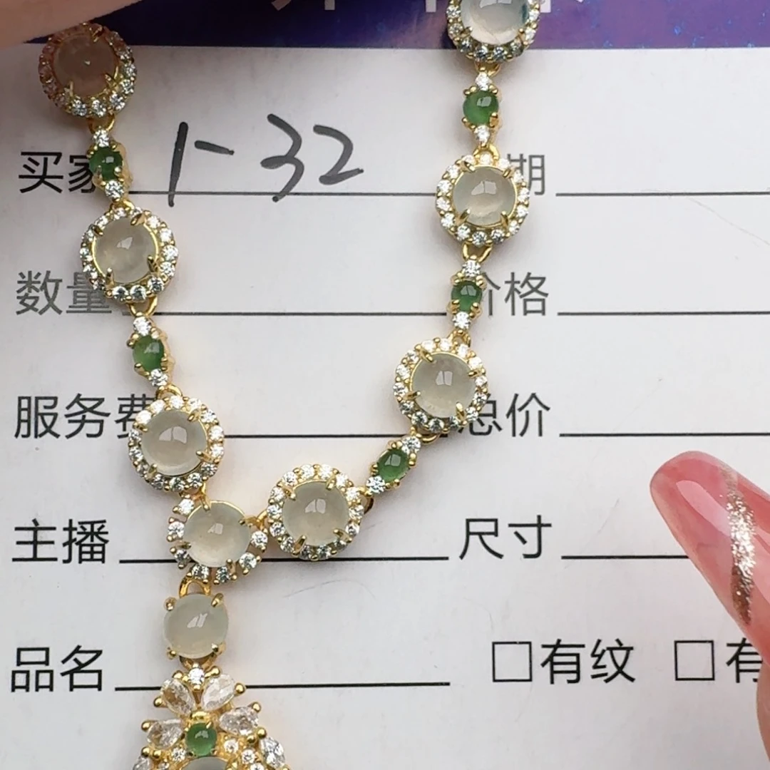 翡翠戒指银S925镶嵌22222