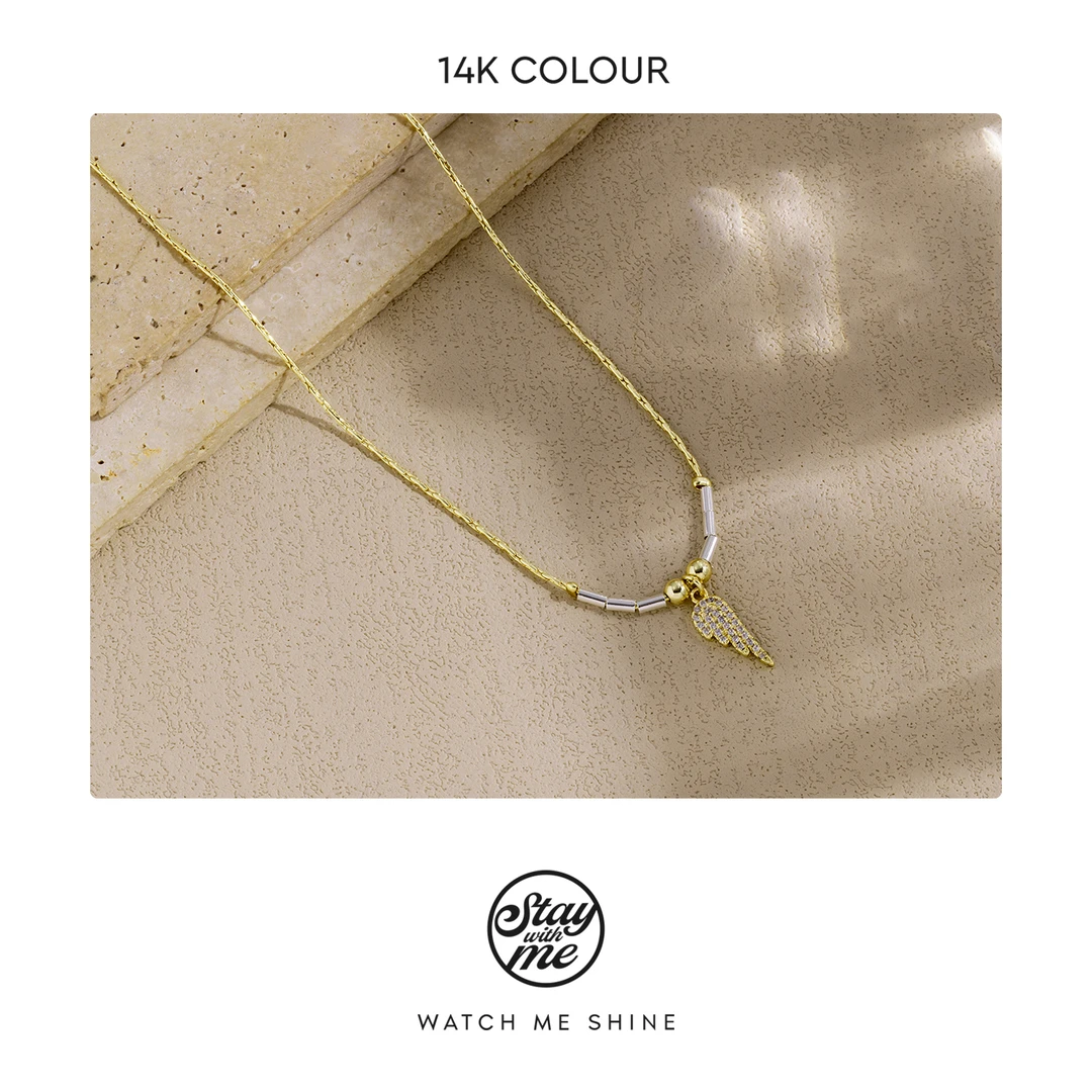 STAY WITH ME 铜合金项链 小众设计n1538项链