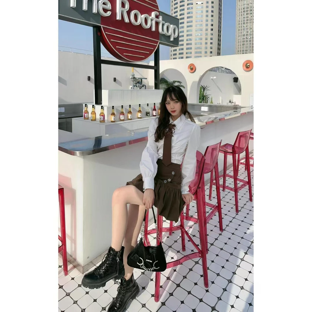 酷美风花苞裙（不含配饰）-0443