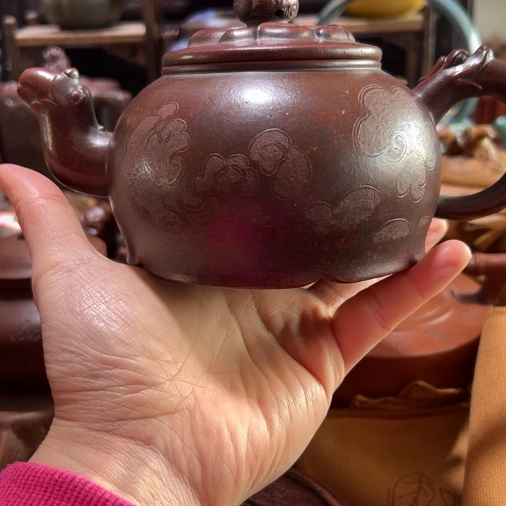紫砂茶壶紫砂壶收藏起来了！