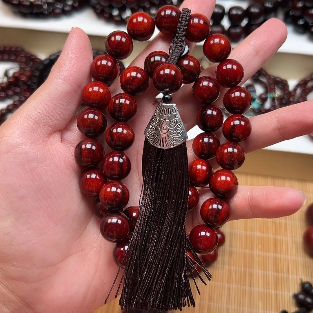 檀香紫檀（小叶紫檀）1.2火焰纹手持