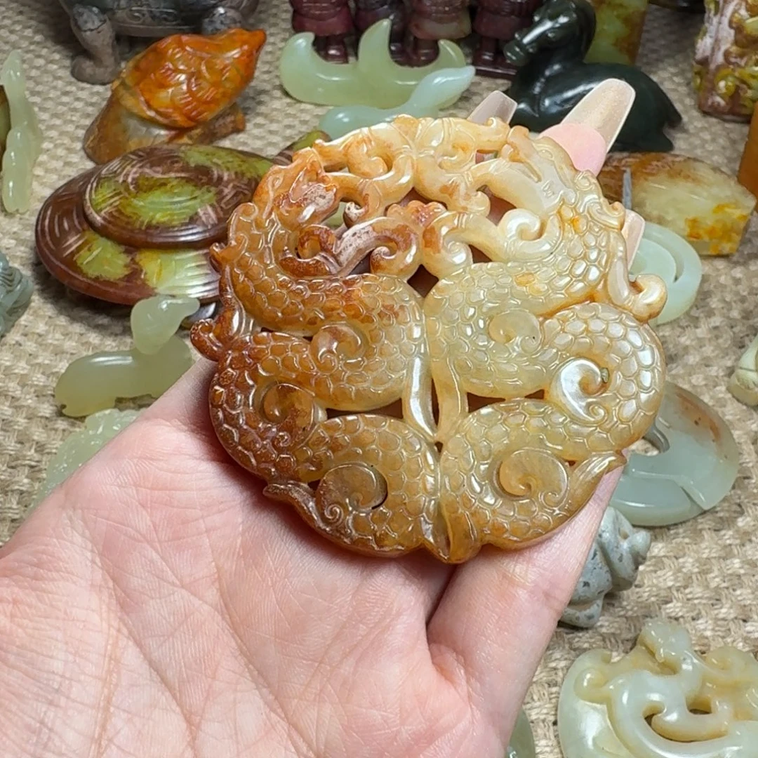 吊坠白玉菩提挂件