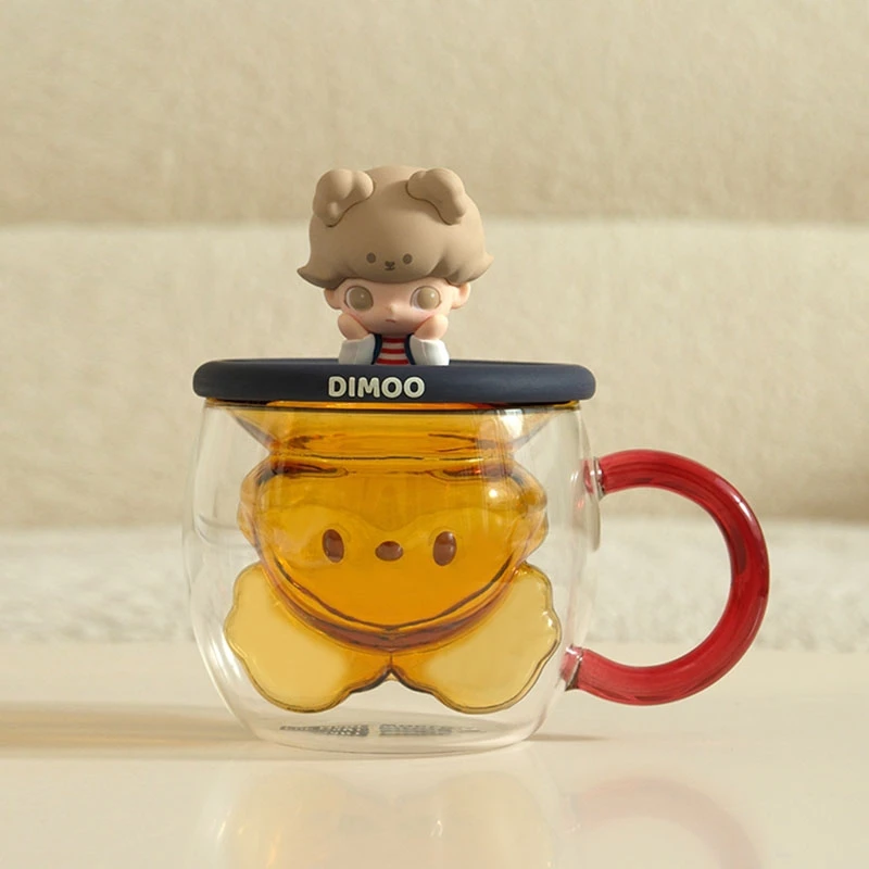 《现货》Dimoo动物王国系列-玻璃杯 潮流礼物