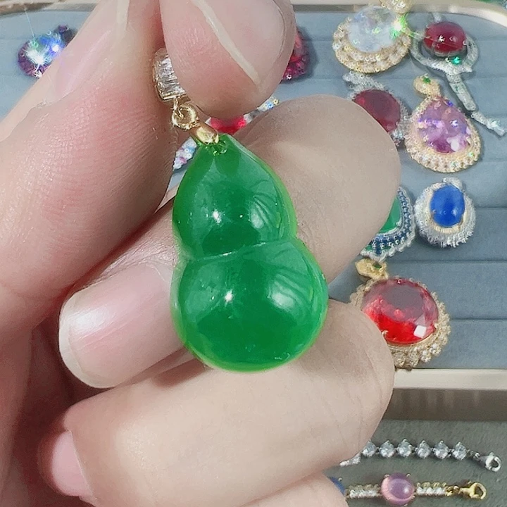 非金属红色蓝色满镶嵌大宝贝