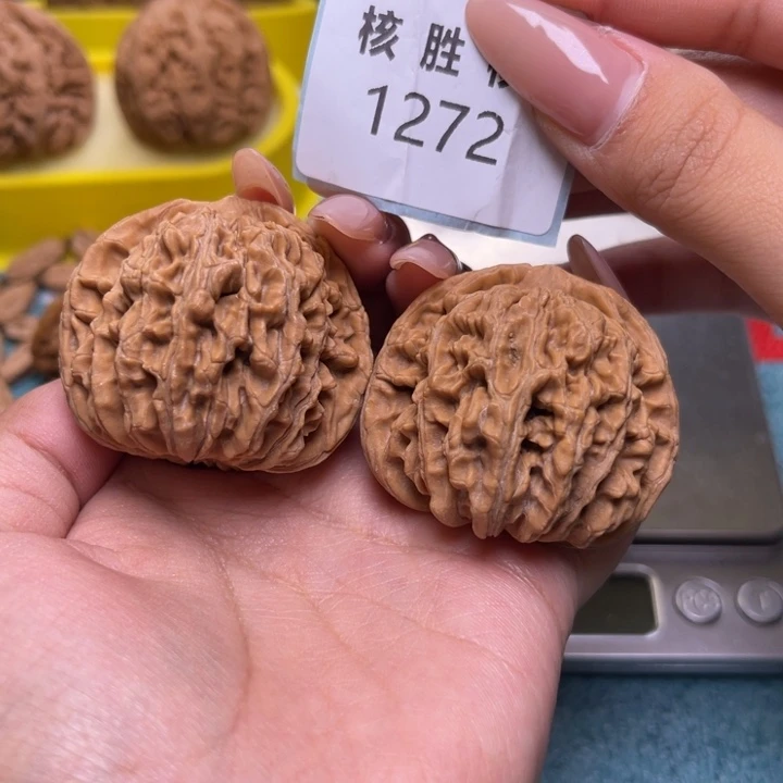 把件文玩核桃四座楼43.1272