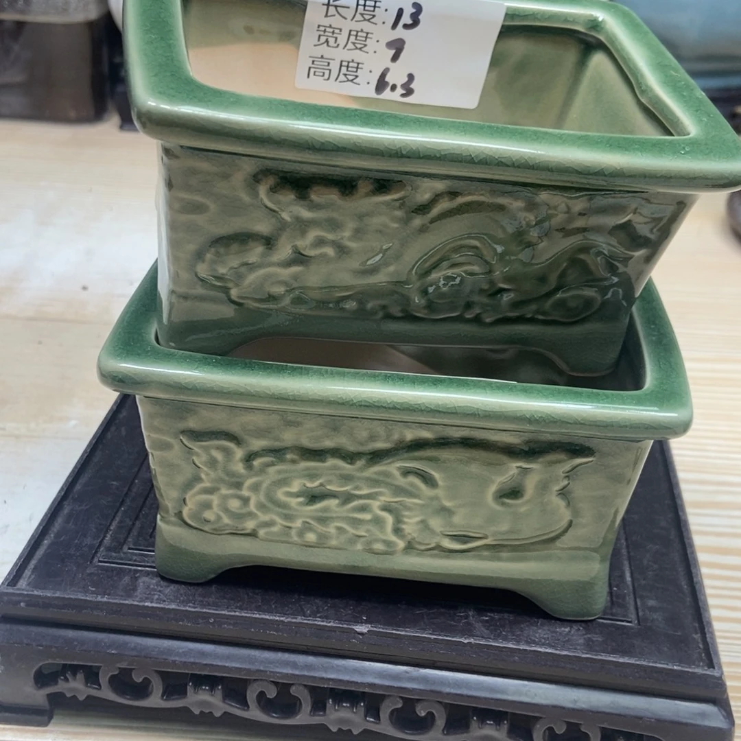 瓷片陶瓷花盆陶瓷艺术