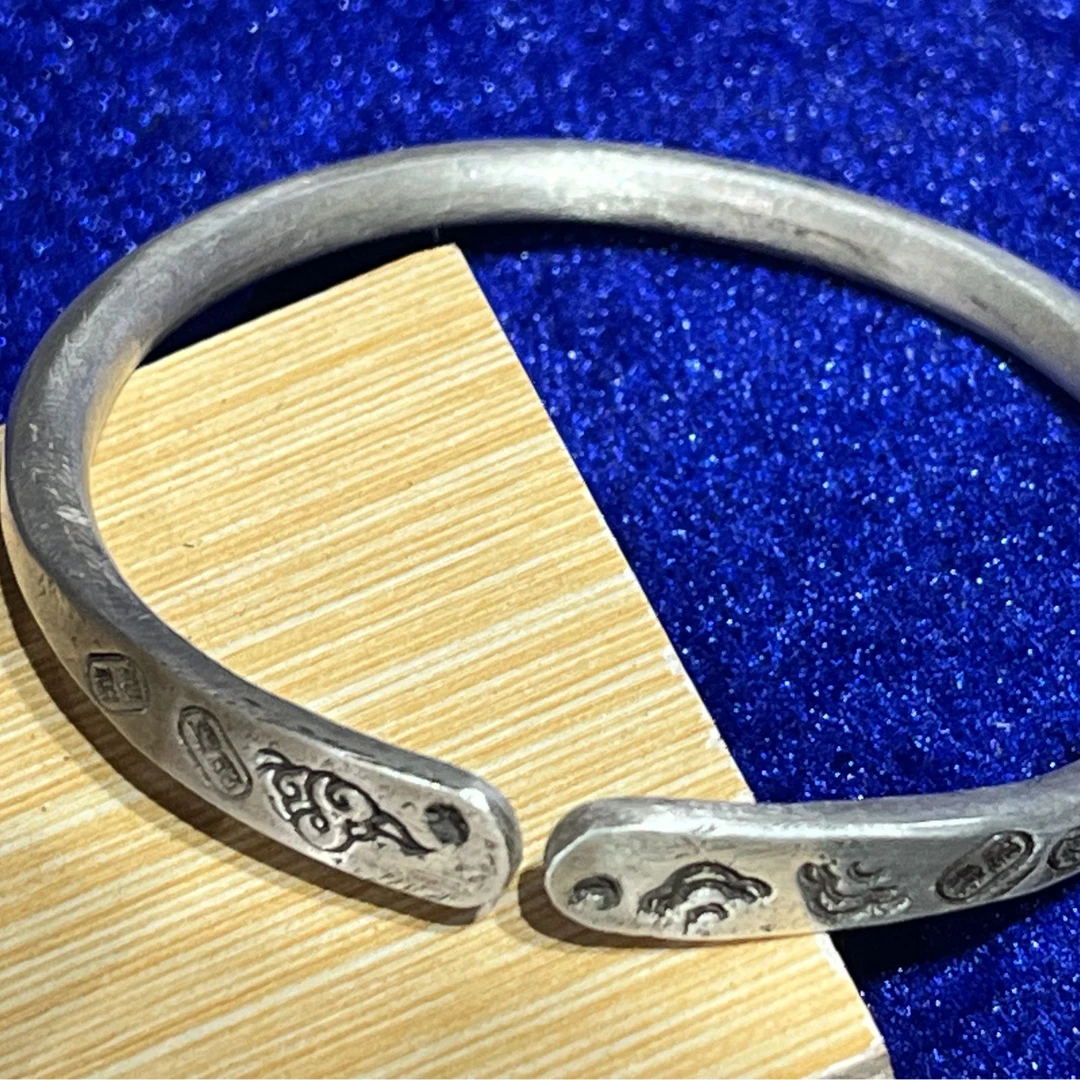 足银手镯 【德榜苗族银饰】披星戴月