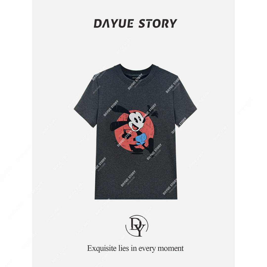 DAYUE【米奇T】洋气减龄~闭眼来冲真心好穿搭！夏季印花卡通印花T恤