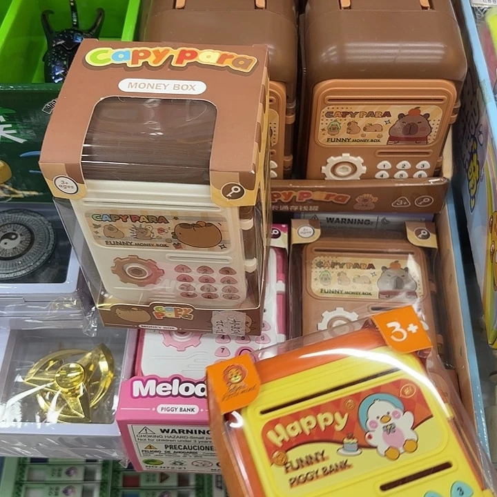 五个混装卡通存钱罐