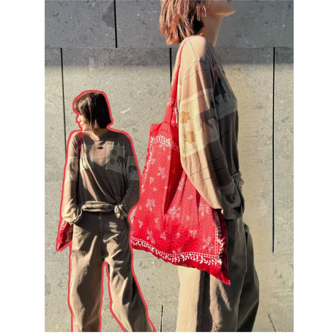 ICE DUST 25SS春夏新款小马图腾宽松休闲圆领套头卫衣女 IINC