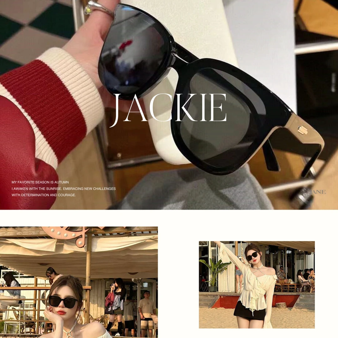 uv400太阳镜墨镜防蓝光百搭显瘦男女黑框板材