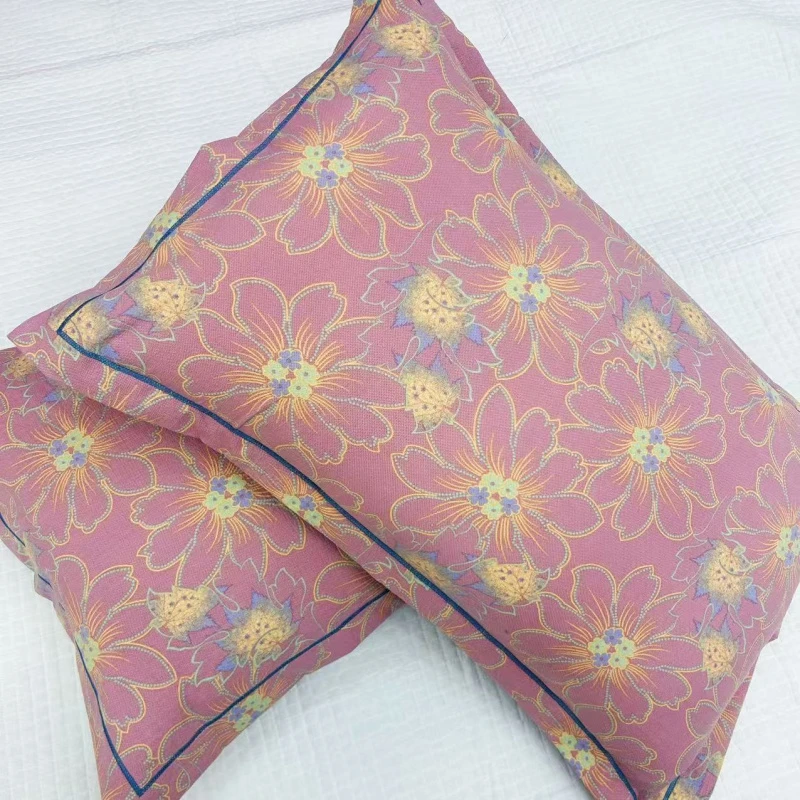 亲肤棉双层纱枕套--紫韵紫