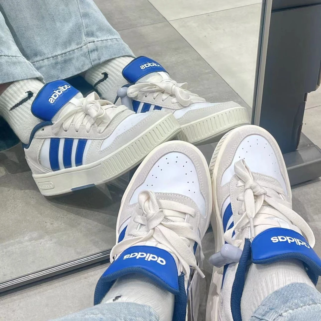 (断码处理)正品阿迪达斯男女春秋百搭防滑耐磨舒适休闲板鞋JH8811