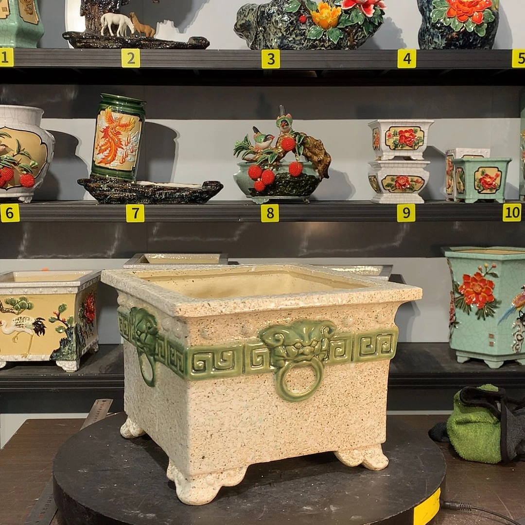 J***n高温烧制石湾盆瑕疵