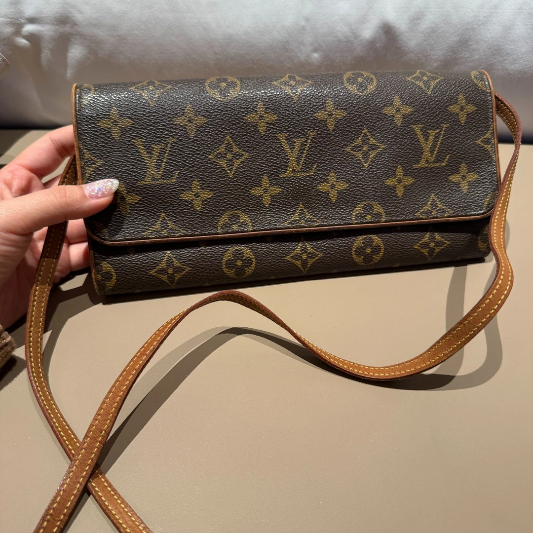 95新 LouisVuitton/路易威登 老花腰鼓包小号