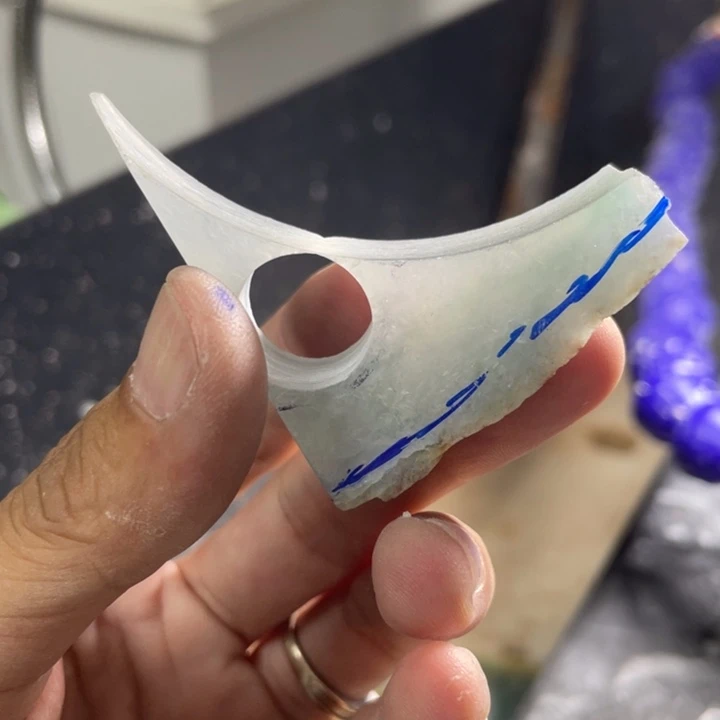 華***定制翡翠未镶嵌边角料