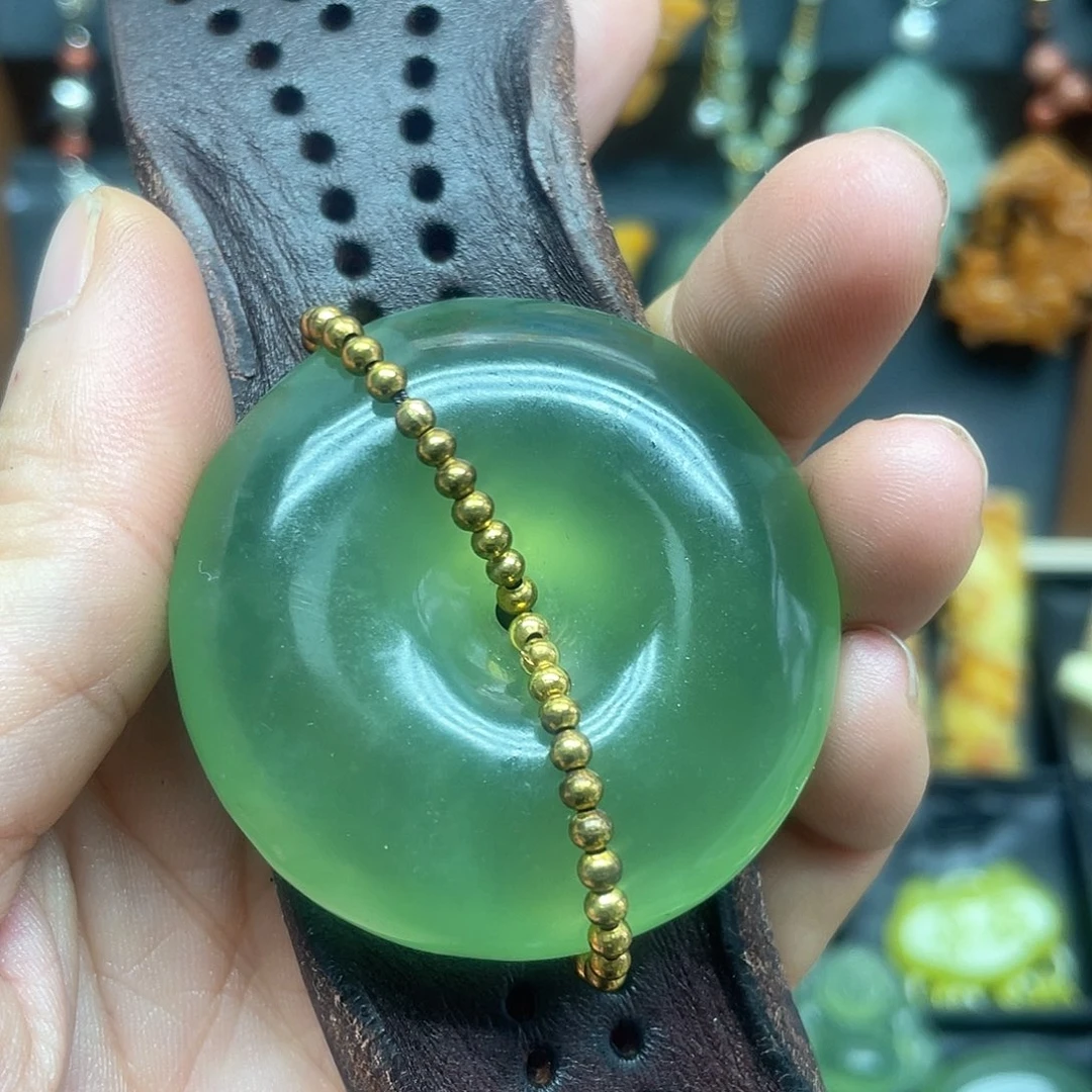 未镶嵌蛇纹石玉项链