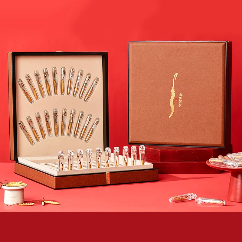 【羽泽精品】2.5根/克50根 2025头茬干冬虫夏草 滋补品送礼