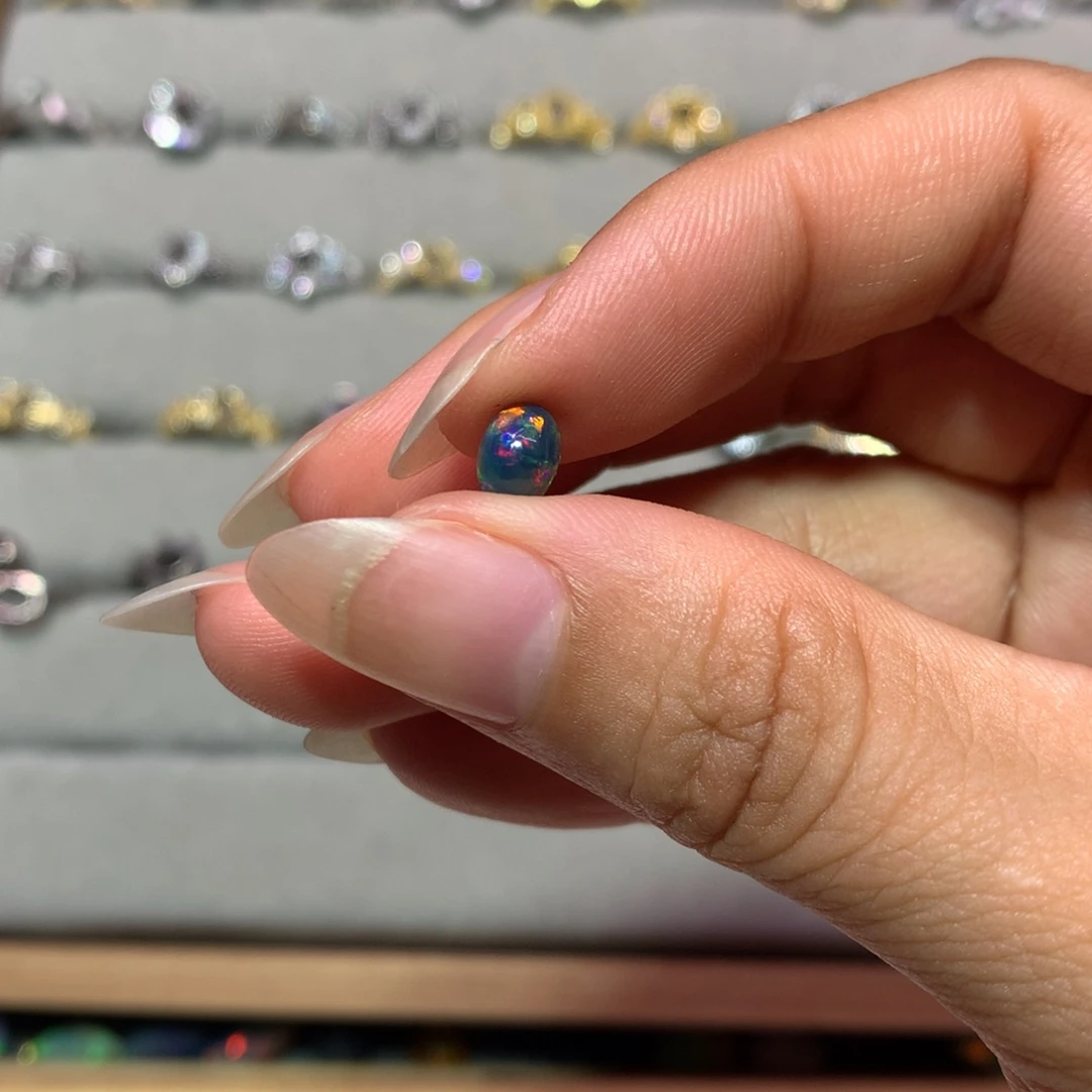 欧泊银S925镶嵌裸石镶嵌不退换兔*乖