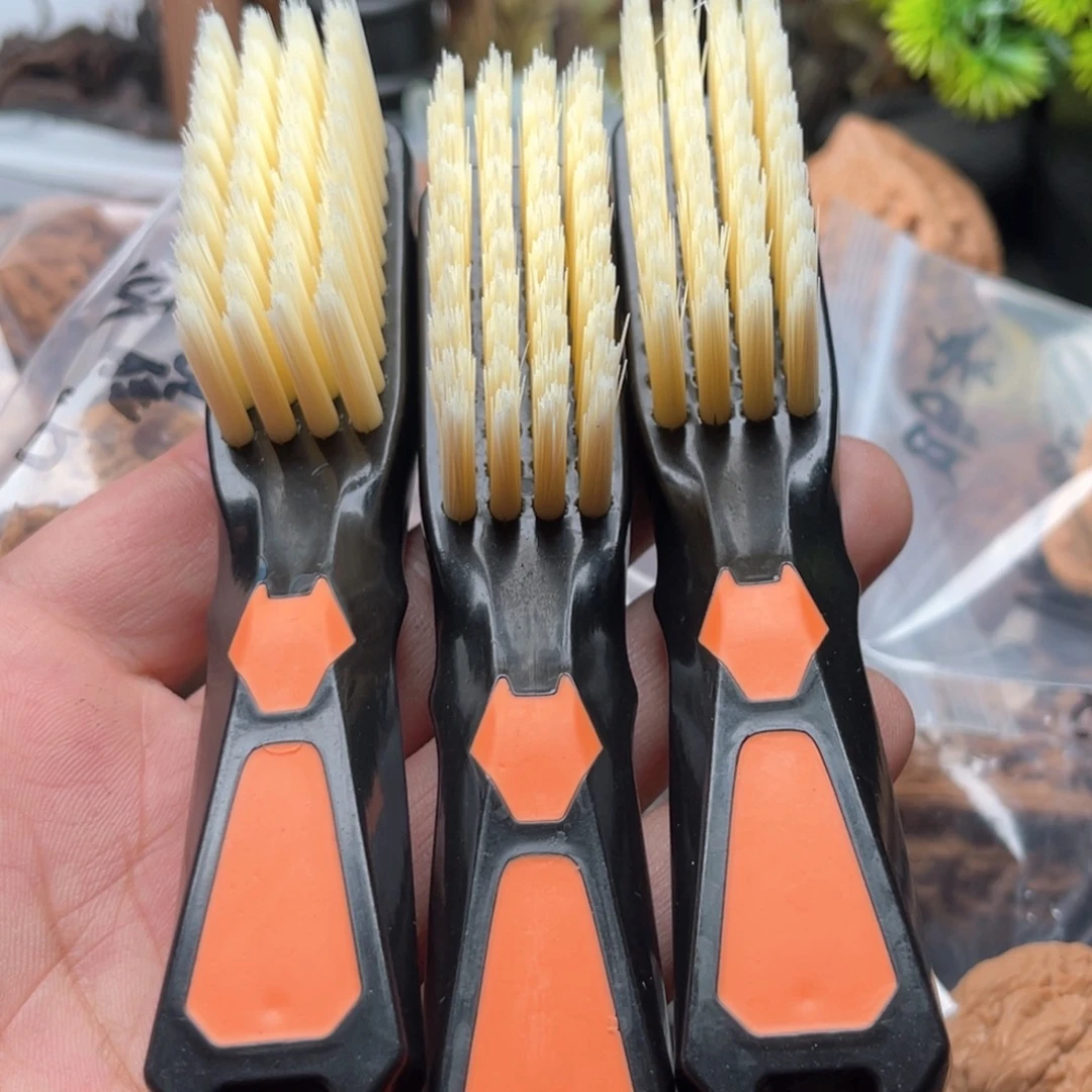 文玩核桃吊坠3把刷核