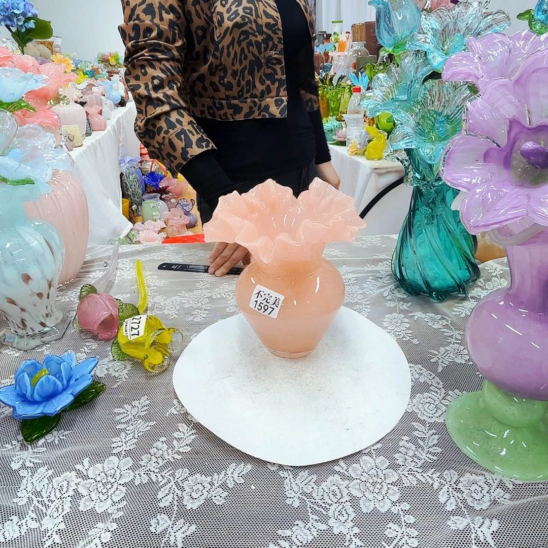 1597不完美琉璃花瓶花器艺术品