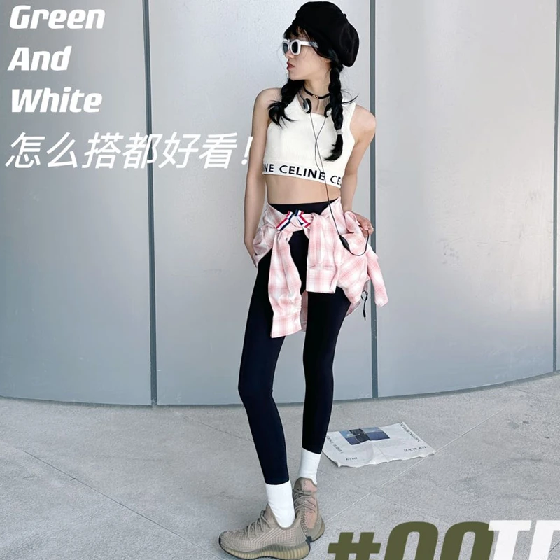 【鲨鱼裤合集】清爽雪糕裤鲨鱼裤薄超高腰运动舒适健身女士瑜伽裤