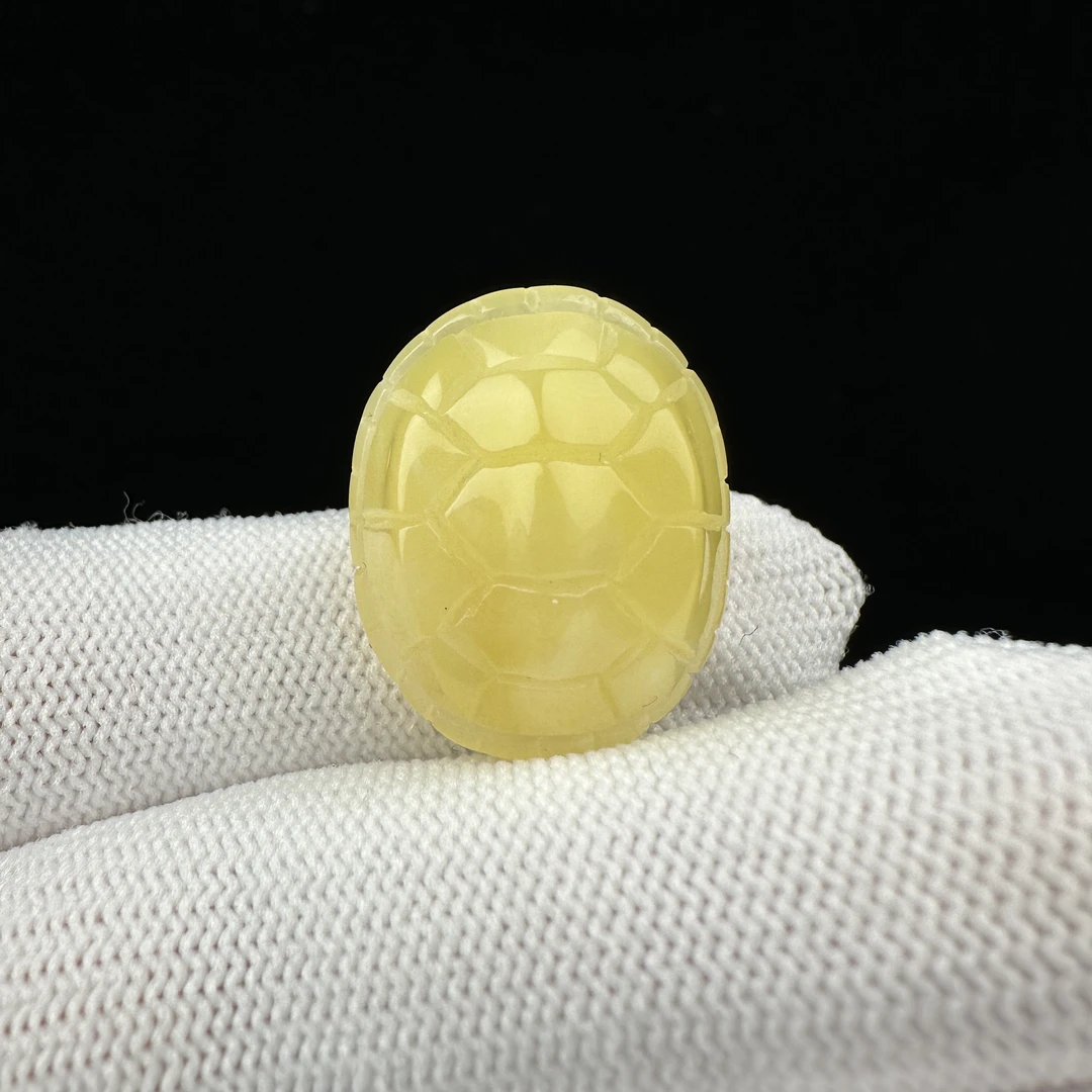 K1890天然原矿蜜蜡雕刻富甲 19*22*12mm一物一图 支持复检