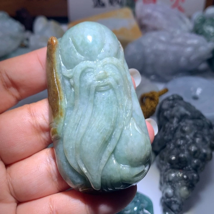 翡翠未镶嵌颈饰保真天然A货翡翠