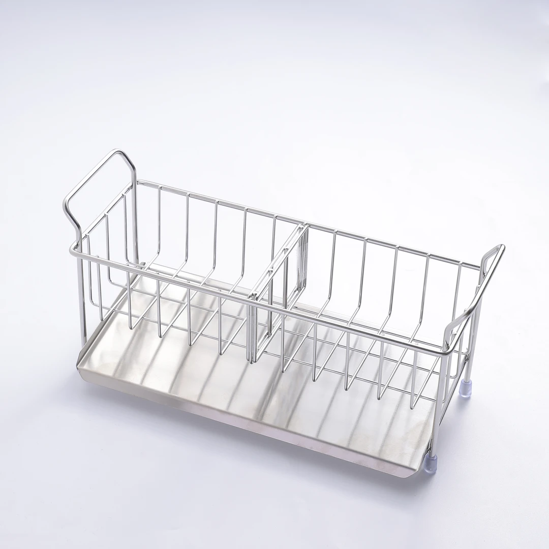 DaisyのLeaf厨房不锈钢抹布架台面水槽置物架洗碗布沥水架抹布收纳