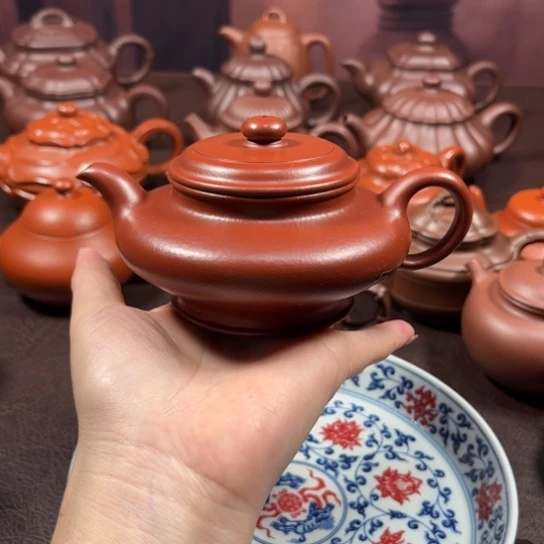 茶壶紫砂Z****森原矿朱泥Z00毫升