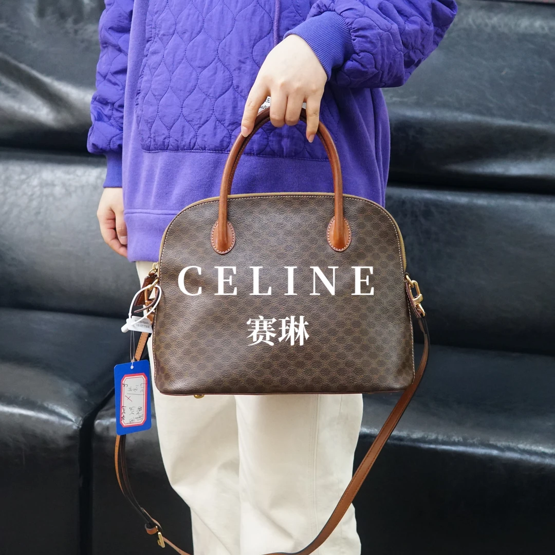 95新 Celine/思琳 老花贝壳包/WJ02515012/5012