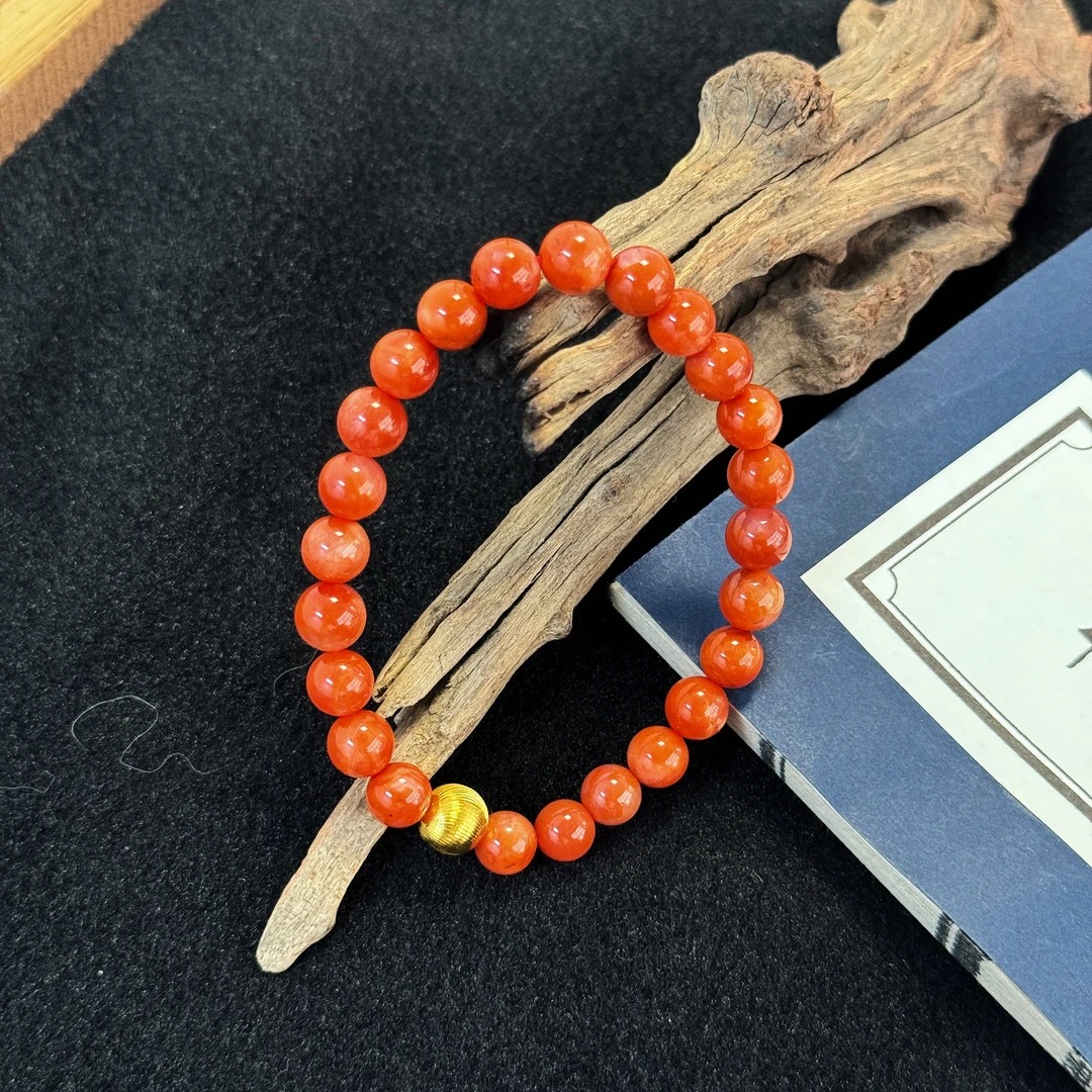 南红DIY手串7mm+ FGA039GG015