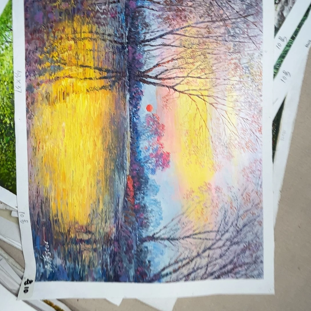 玩****油画朝鲜艺术家油画作品