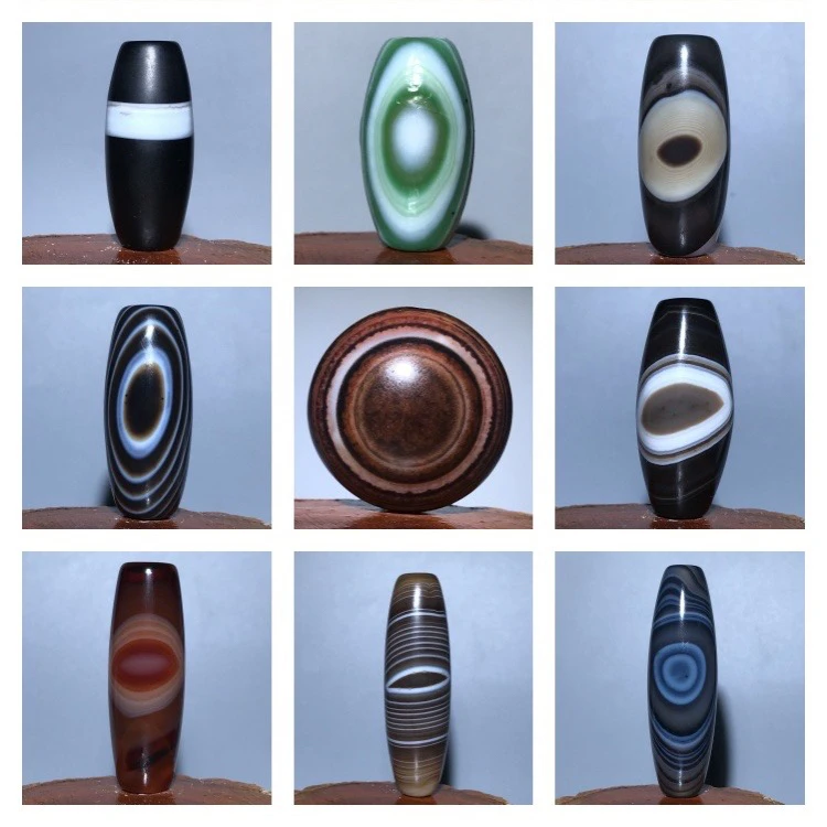 缠丝玛瑙单珠散珠吊坠