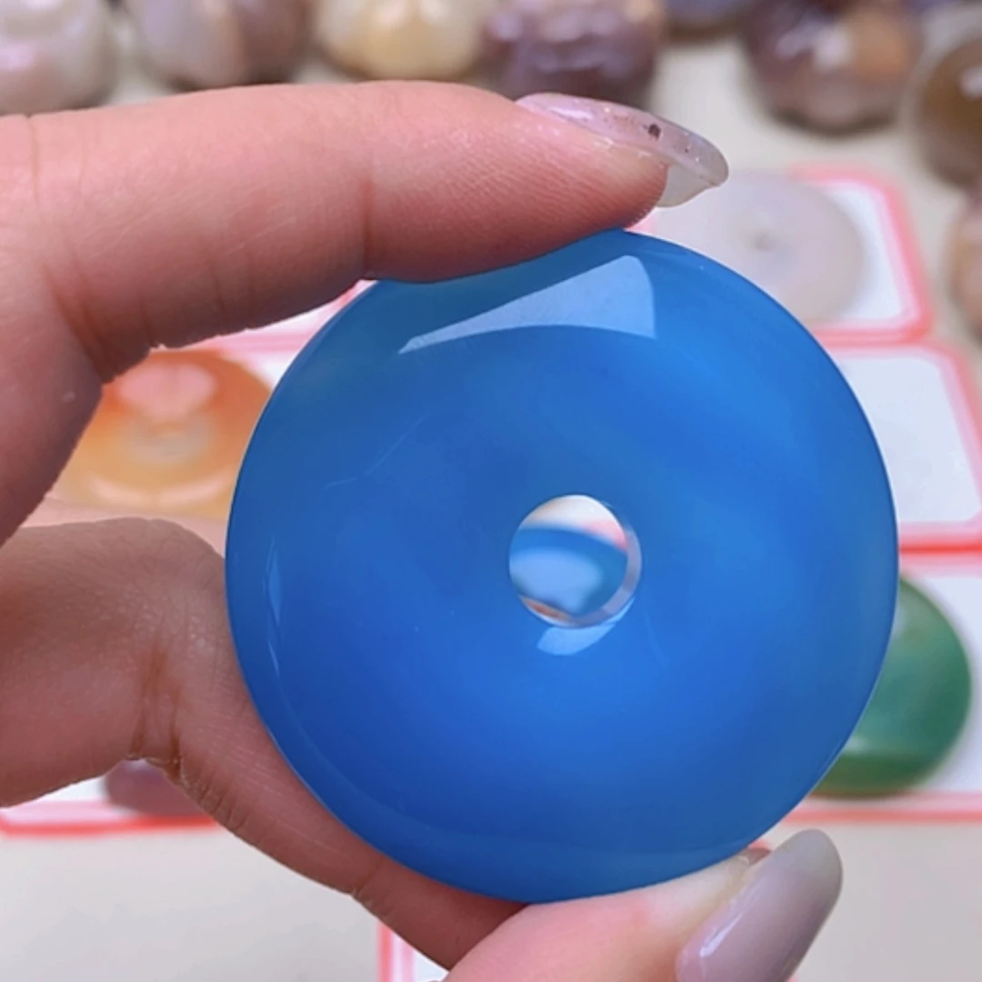 【闪购商品】未镶嵌玛瑙/玉髓珠宝半成品莲***澜
